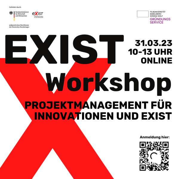 EXIST-Workshop des Gründungsservice der Filmuniversität Babelsberg