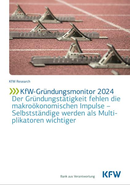 KfW Gründungsmonitor 2024 Cover