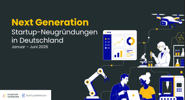 Das Bild zeigt das Cover des Next Generation Report zu Neugründungen in Deutschland
